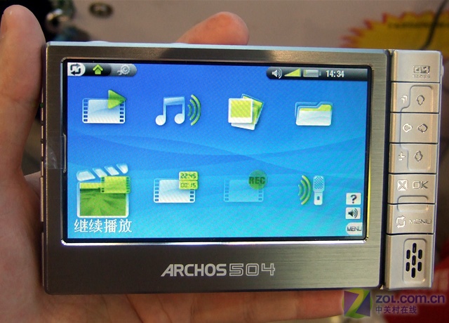 �����ӣ�ARCHOS������504��40GB��ͼƬ���� ��45�� -ZOL�йش����ߵ�45��