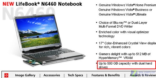 ��ʿͨN6460����500GBӲ�� 1499��Ԫ��ͼƬ����,ͼ1-ZOL�йش����ߵ�1��