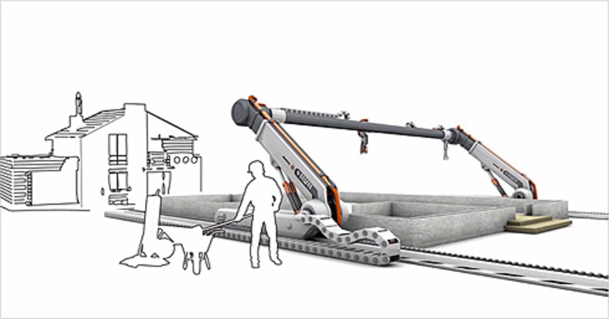 【高清图】一天就能打印一栋房子 超大型3D打印机 图2 -ZOL中关村在线