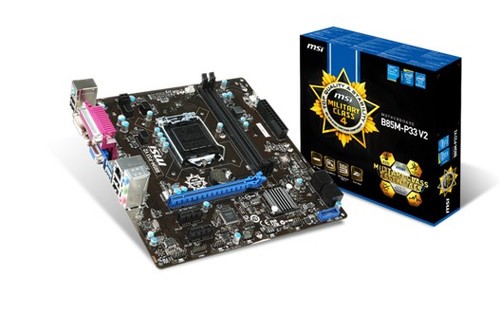 Haswell处理器超值搭档!微星B85M-P33 V2主板