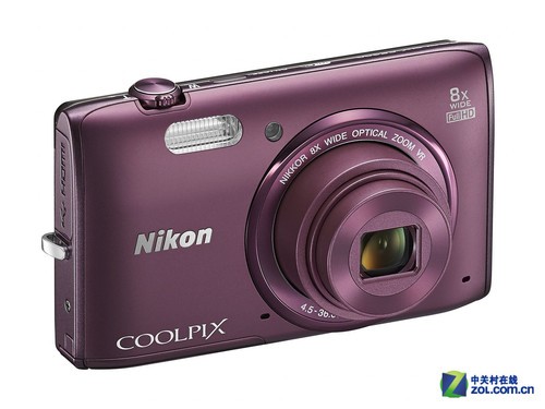 8倍光变内置WiFi 尼康S5300外观图赏_尼康 S