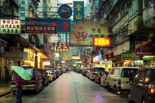充满着生活气息 国际都市香港的不同影像