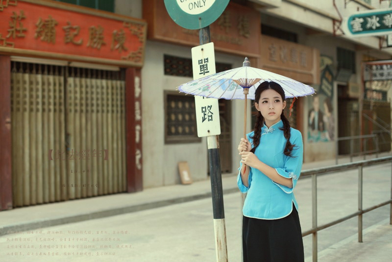 看大片学摄影 佳能5D2民国风格人像作品_佳能