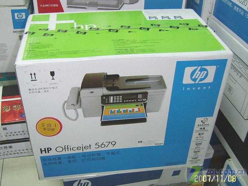 ���գ�HP��HP Officejet 5679(CB019A)ͼƬ���� ��5�� -ZOL�йش����ߵ�5��