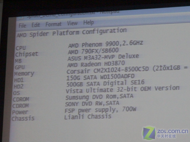 ����AMD�콢�ĺ�Phenom 9900ƽ̨�ع�ͼƬ����,ͼ8-ZOL�йش����ߵ�8��