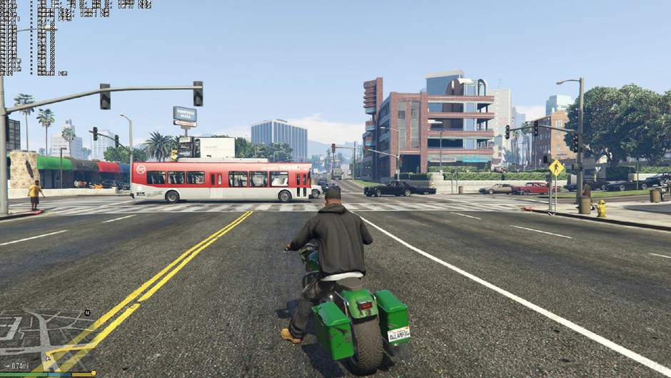 i7 4930 8g内存跑《gta5》负荷测试图