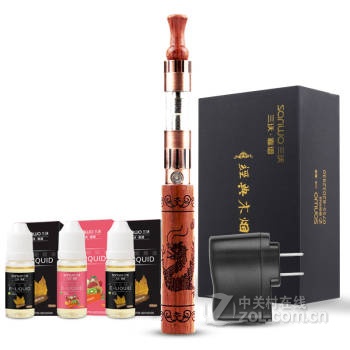 ini-fire木烟电子烟经典红木雕刻辅助戒烟产品套