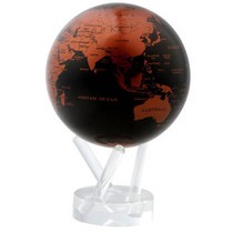 【MOVA Globe 4.5英寸光能自转地球仪 铜黑色