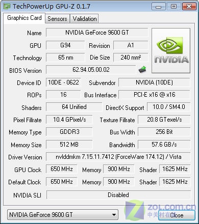NVIDIA 9ϵ������� GF9600GT�������ͼƬ����,ͼ7-ZOL�йش����ߵ�7��