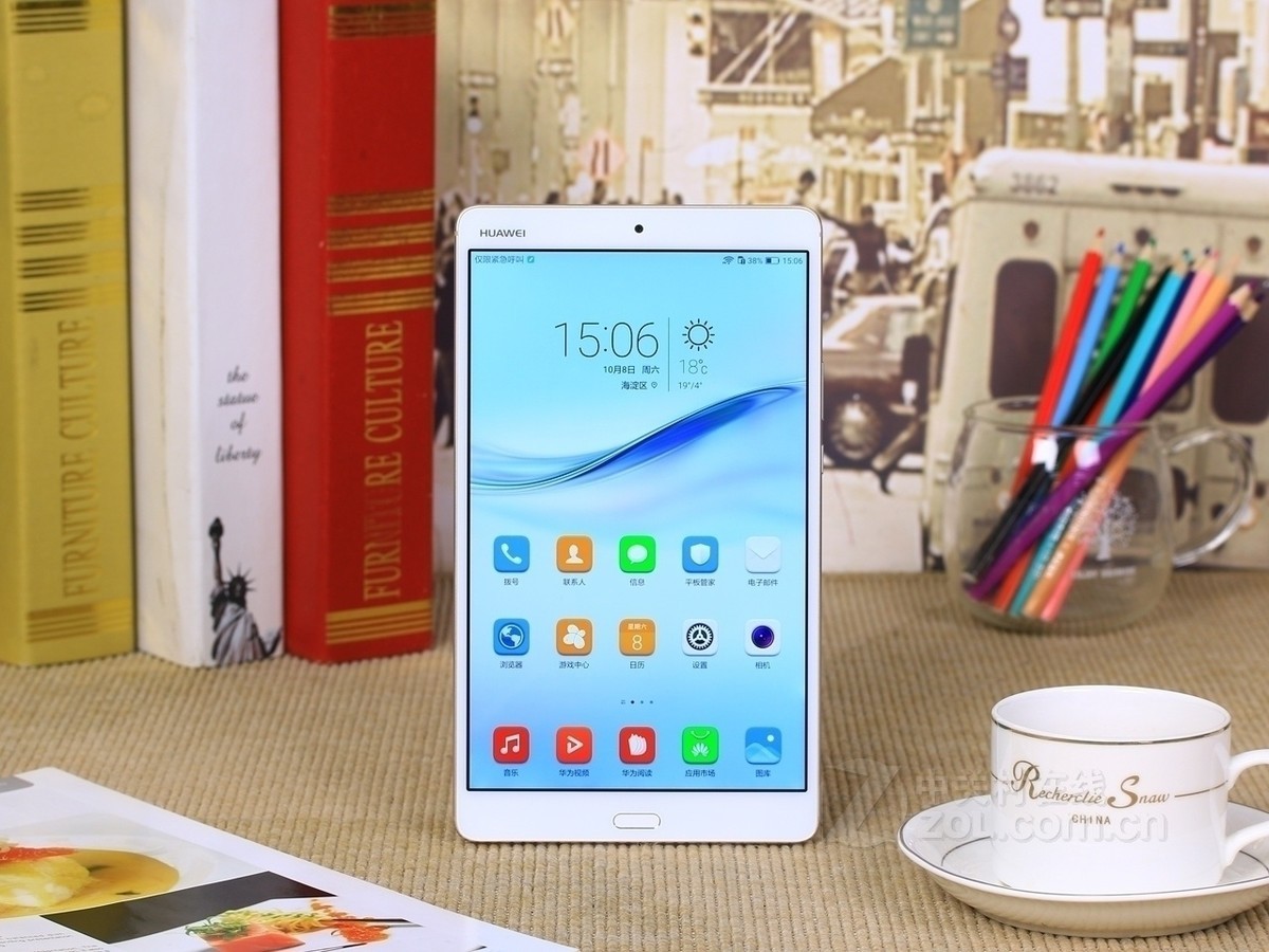 【高清图】华为平板 M3系列(华为)金色 图293