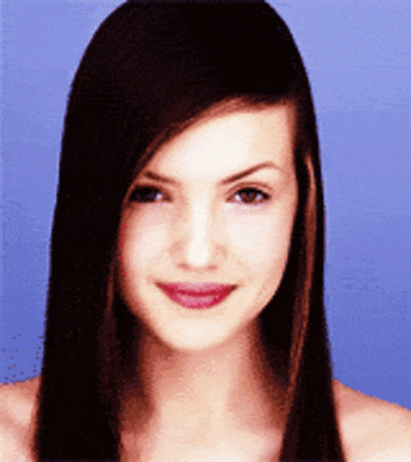 【高清图】 漂亮美女qq表情图55