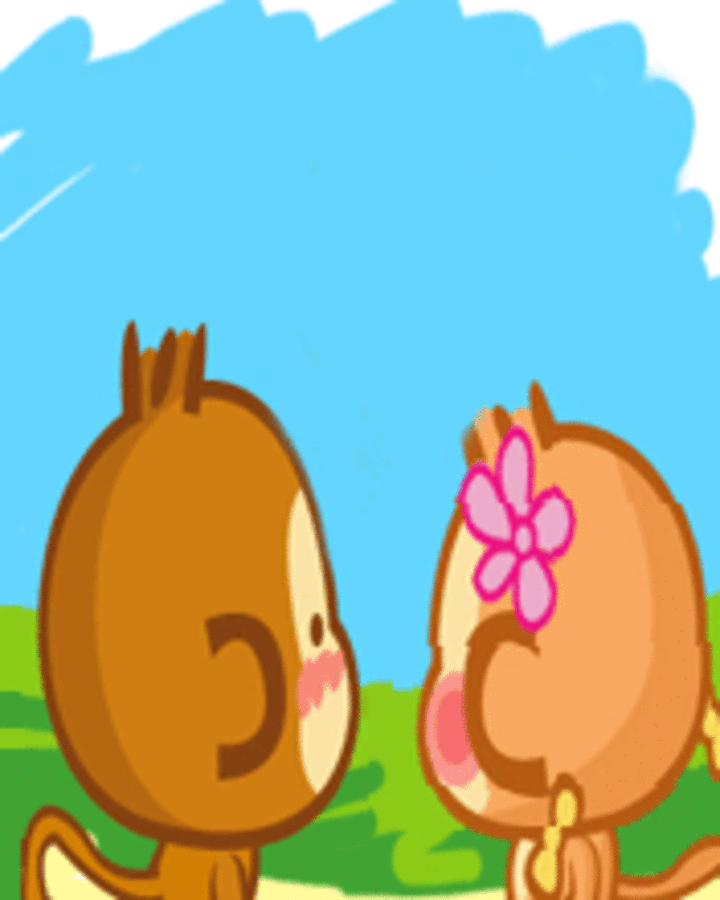 【高清图】 qq经典表情,悠嘻猴大图最全图4