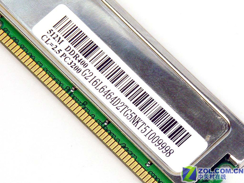 ���Ƽ���GEIL�����512MB DDR400(�׽�-˫ͨ��) ��1��