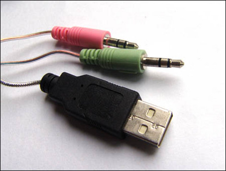 生活多面手 硕美科USB音频转换器_耳机