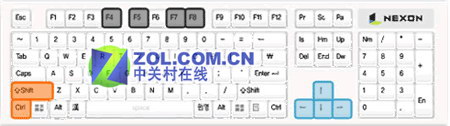 跑跑卡丁车默认键位 