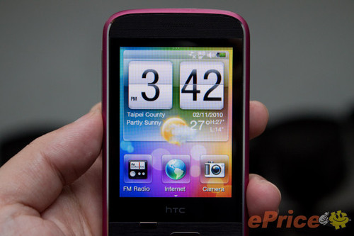 用新系统的大众触控手机 htc smart试玩 