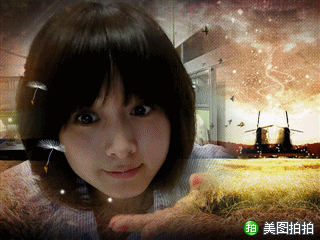 炎炎夏日 美图拍拍教你自拍裹被褥图片