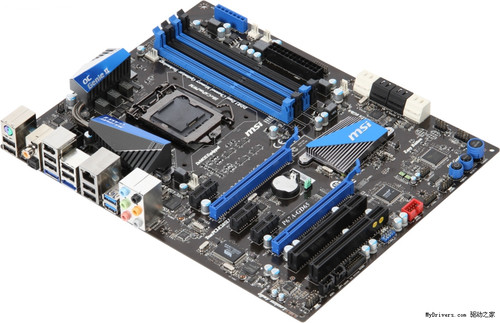 蓝黑好搭配 微星的第一波LGA 1155接口主板 照全亮相