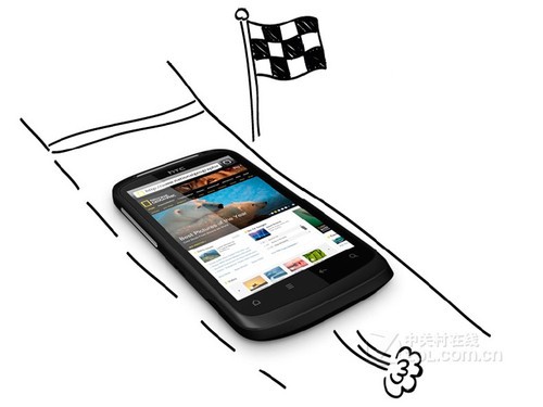 HTC S510e 黑色 外观图