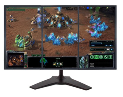 三屏游戏专用显示器支架(topskys-ts743)