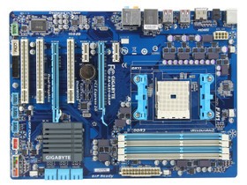 ���Σ�GIGABYTE��GA-A55-DS3P rev.1.0����(AMD A55/Socket FM1)�����ܣ�ȫ��̬���ȶ���Ч��