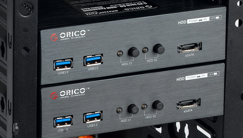 orico br5220p-fu32-s2e1光驱位多功能扩展面板