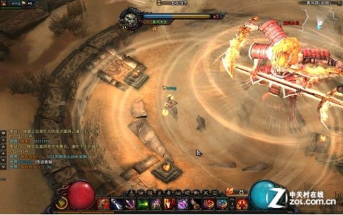 黄风阵副本三号BOSS黄风大王打法(二)