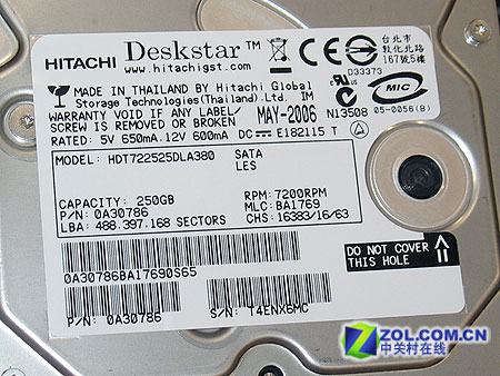 ������Hitachi��P7K500 250GB 7200ת 8MB��HDP725025GLA380���ڣ�ͼƬ���� ��12�� -ZOL�йش����ߵ�12��
