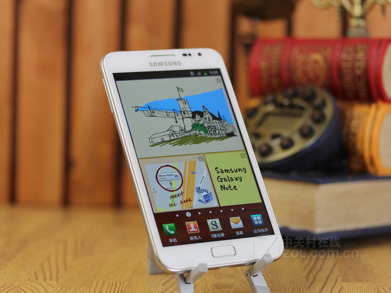 三星galaxy+note+i9220(白色) 三星-samsung-gt-i高清图片