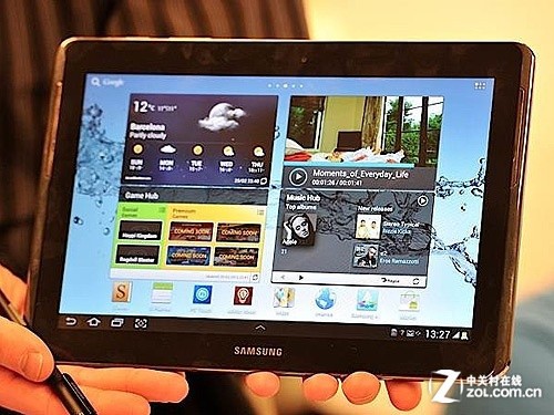 SPen结合平板 三星GALAXY Note 10.1发布 