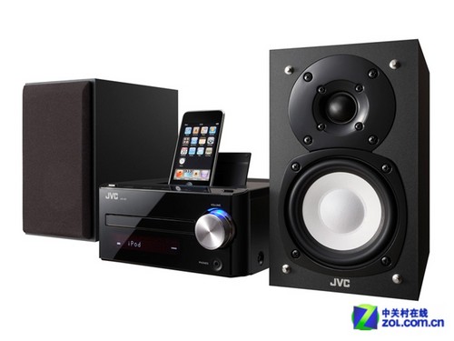 支持iPod/CD JVC迷你组合音响售3250元 