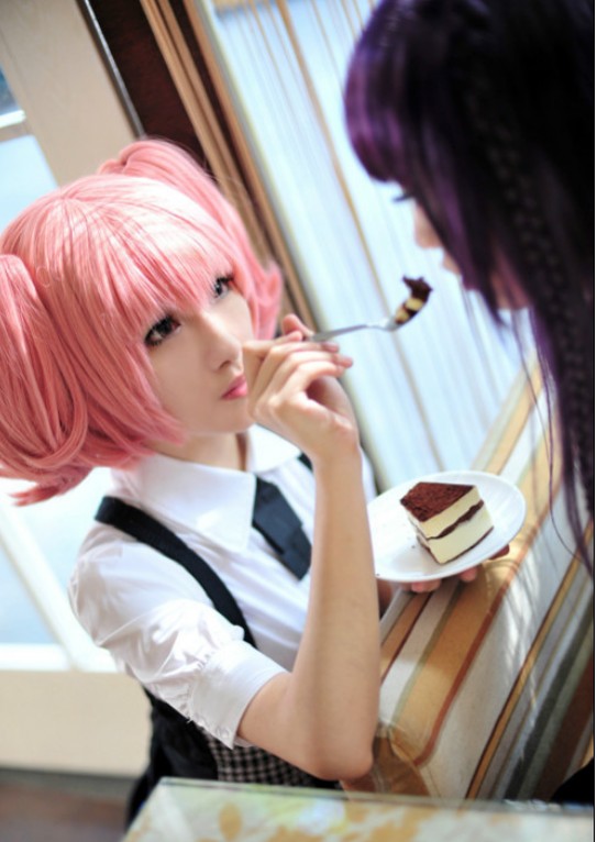 清纯可爱<em>俩妹子</em>cos《妖狐×仆SS》白鬼院凛凛