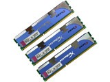 金士顿HyperX系列 6GB DDR3 1600(KHX1600C9D3K3/6GX套装)