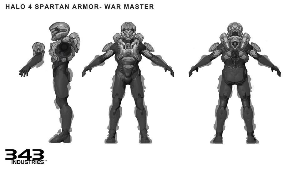 《光环4》攻略级别人物设定原画赏