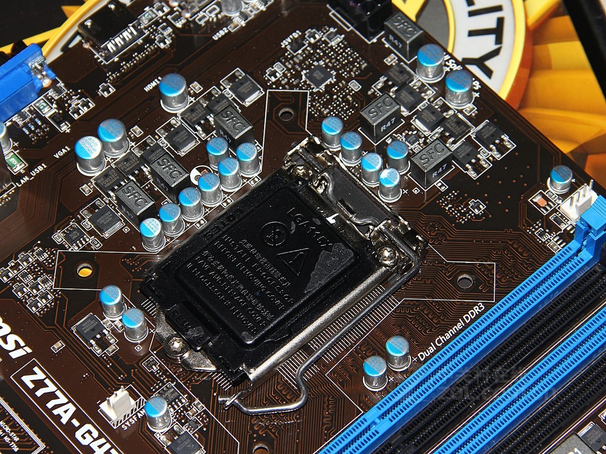 【高清图】 msi微星(msi)微星z77a-g41实拍图 图49