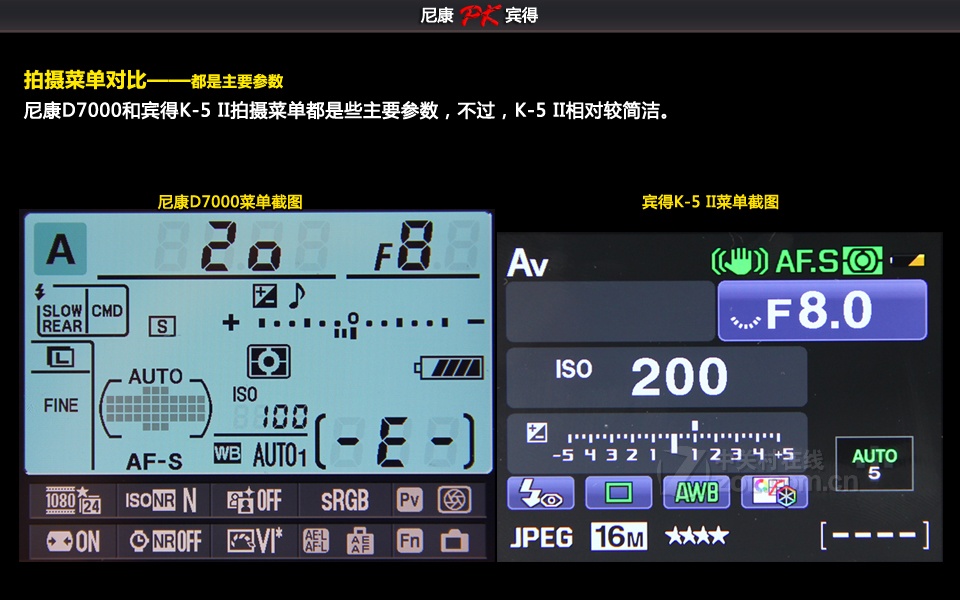【高清图】 宾得(pentax)k-5 ii套机(18-135mm wr)对比图解 图288