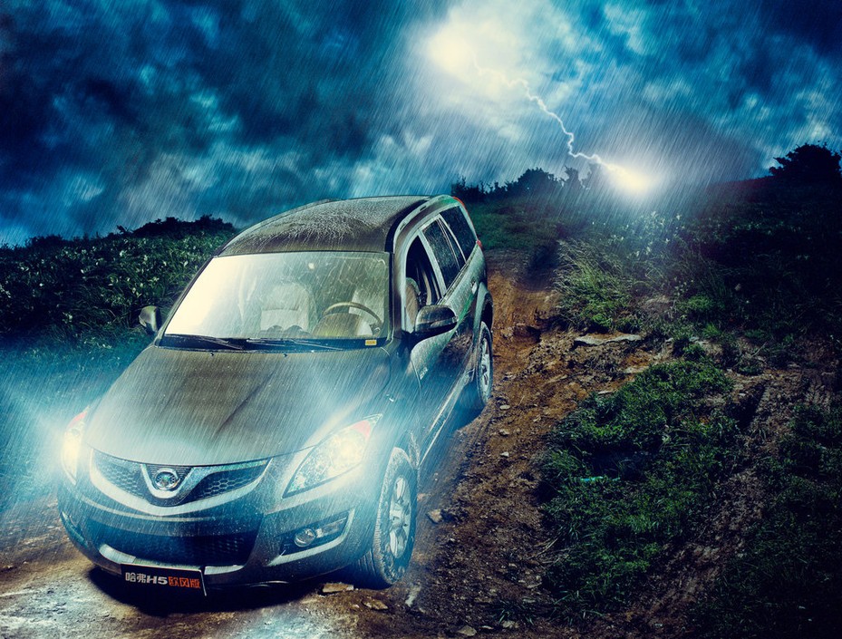 表现速度的光影高端汽车摄影拍摄解析