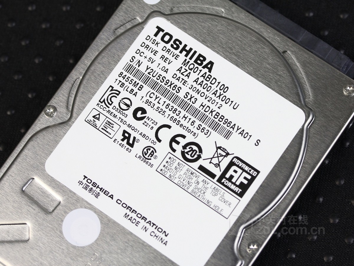 【高清图】 东芝(toshiba)1tb 5400转 8mb(mq01abd100)效果图 图41