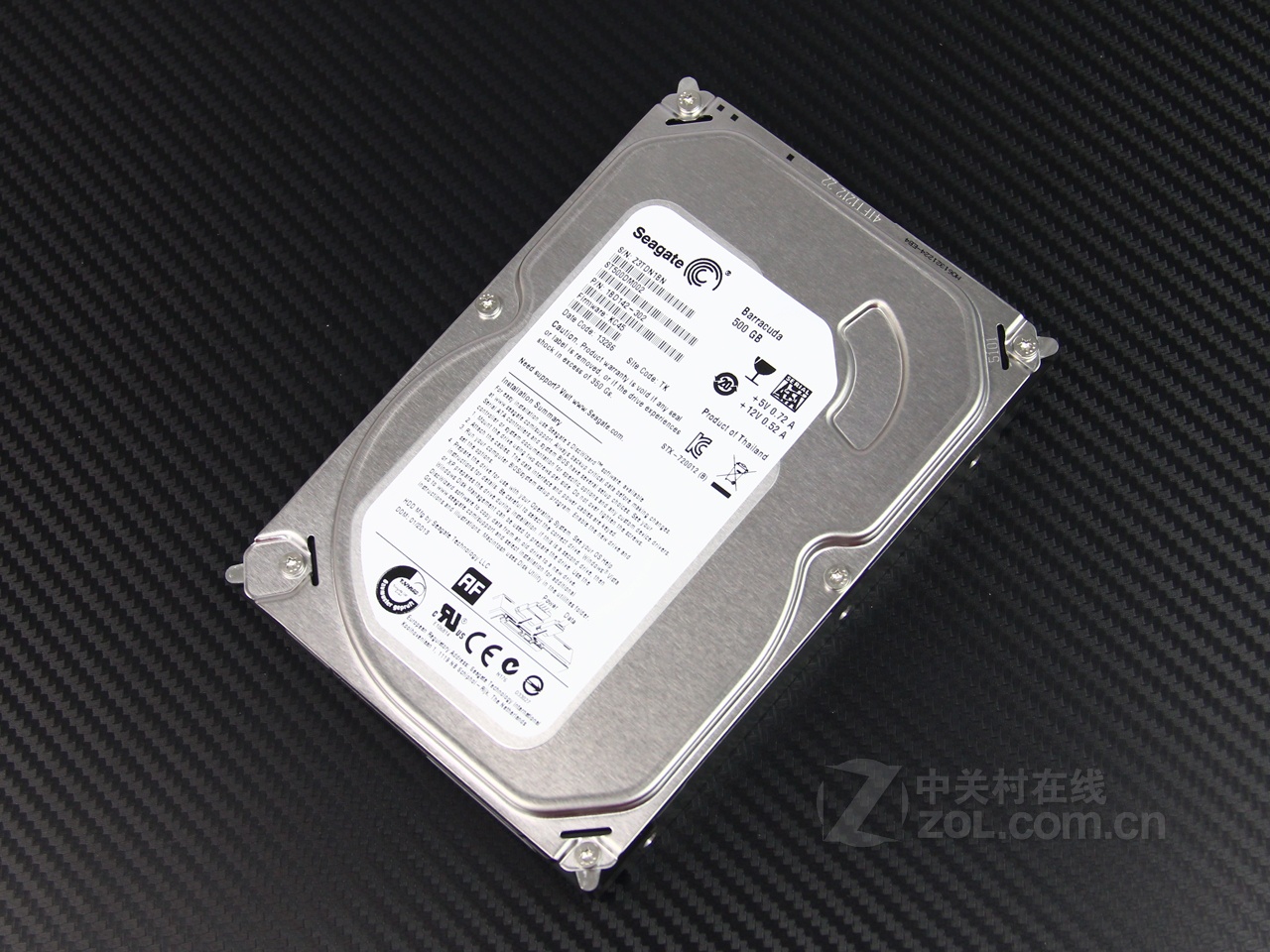 希捷barracuda 500gb 7200转 16mb sata3(st500dm002)