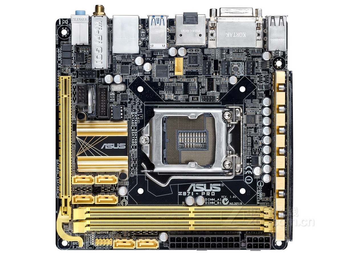 【高清图】华硕(asus)z87i-pro整体外观图 图1-zol中关村在线