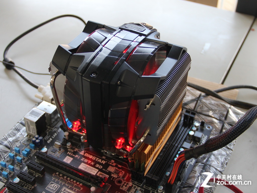 【高清图】 使用均热板 酷冷至尊v8 gts散热器评测图25