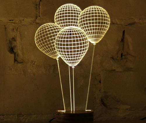 bulbing超薄创意led灯(图片源自kickstarter)