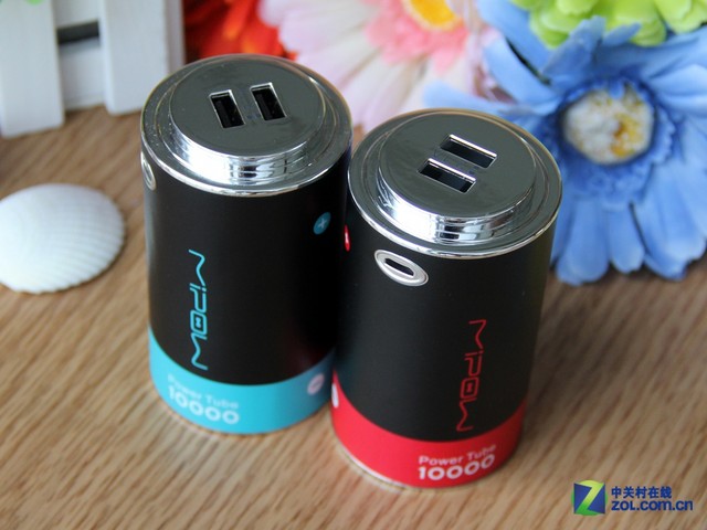 干电池造型 mipow一万毫安移动电源图赏_移动电源(充电宝)_移动电源