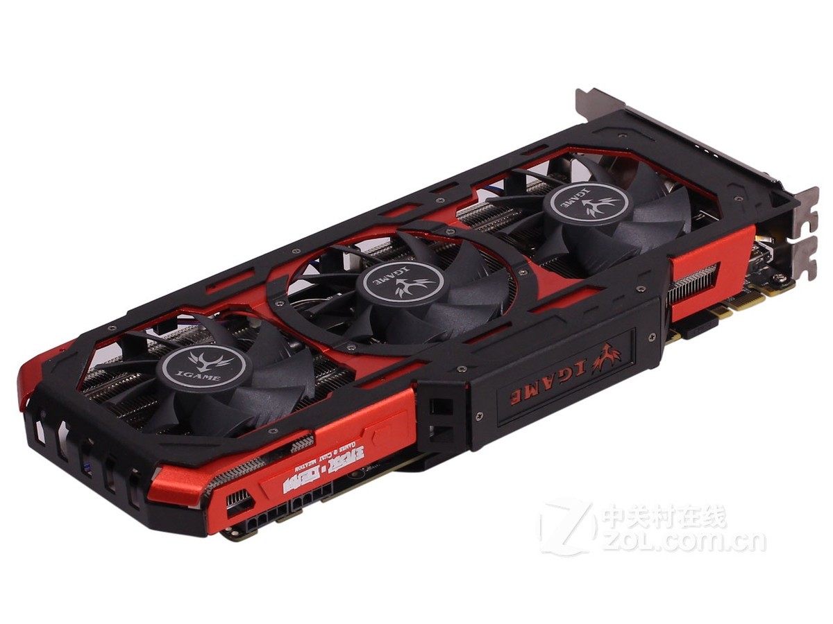 【高清图】 七彩虹(colorful)igame970 烈焰战神x-4gd5 top整体外观图