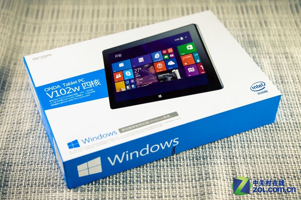 【高清图】 全高清屏娱乐办公 昂达v102w四核评测图1