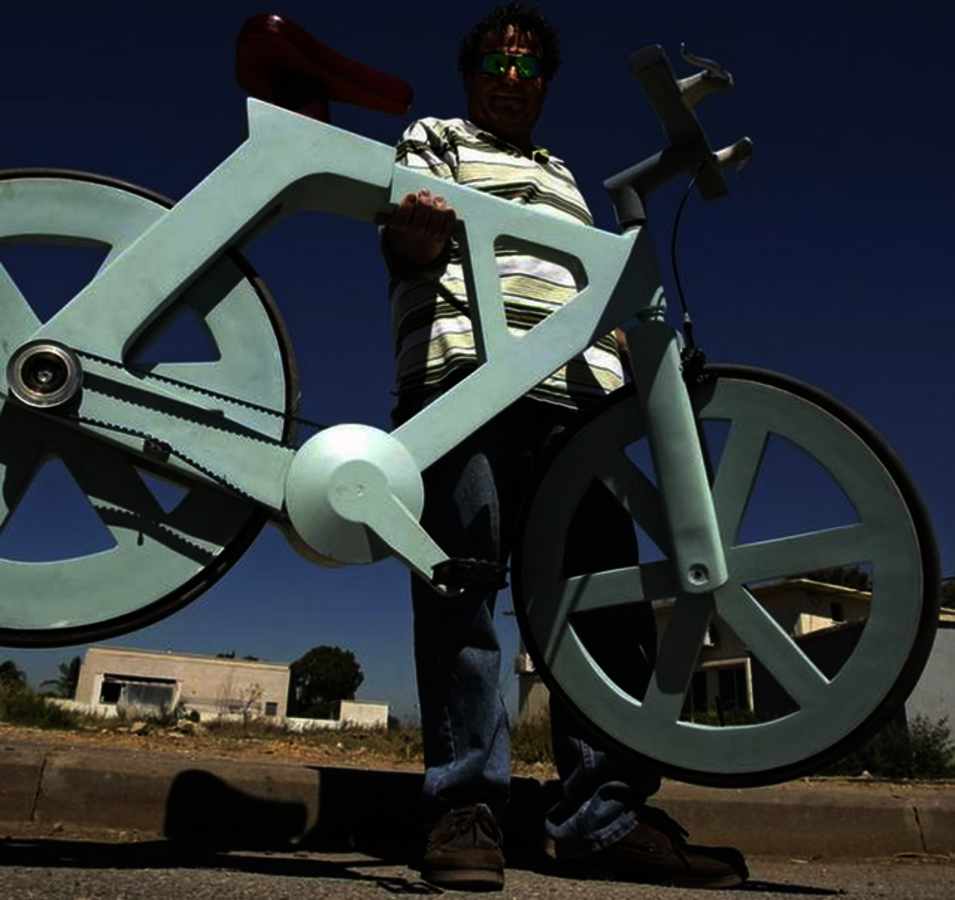 【高清图】纸板自行车成本仅10美元:可载重220kg 图1 -zol中关村在线