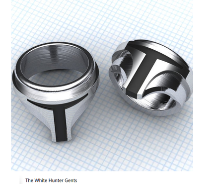 为发想的戒指中,可以看到联盟与部落的元素融合其中,像「horde my