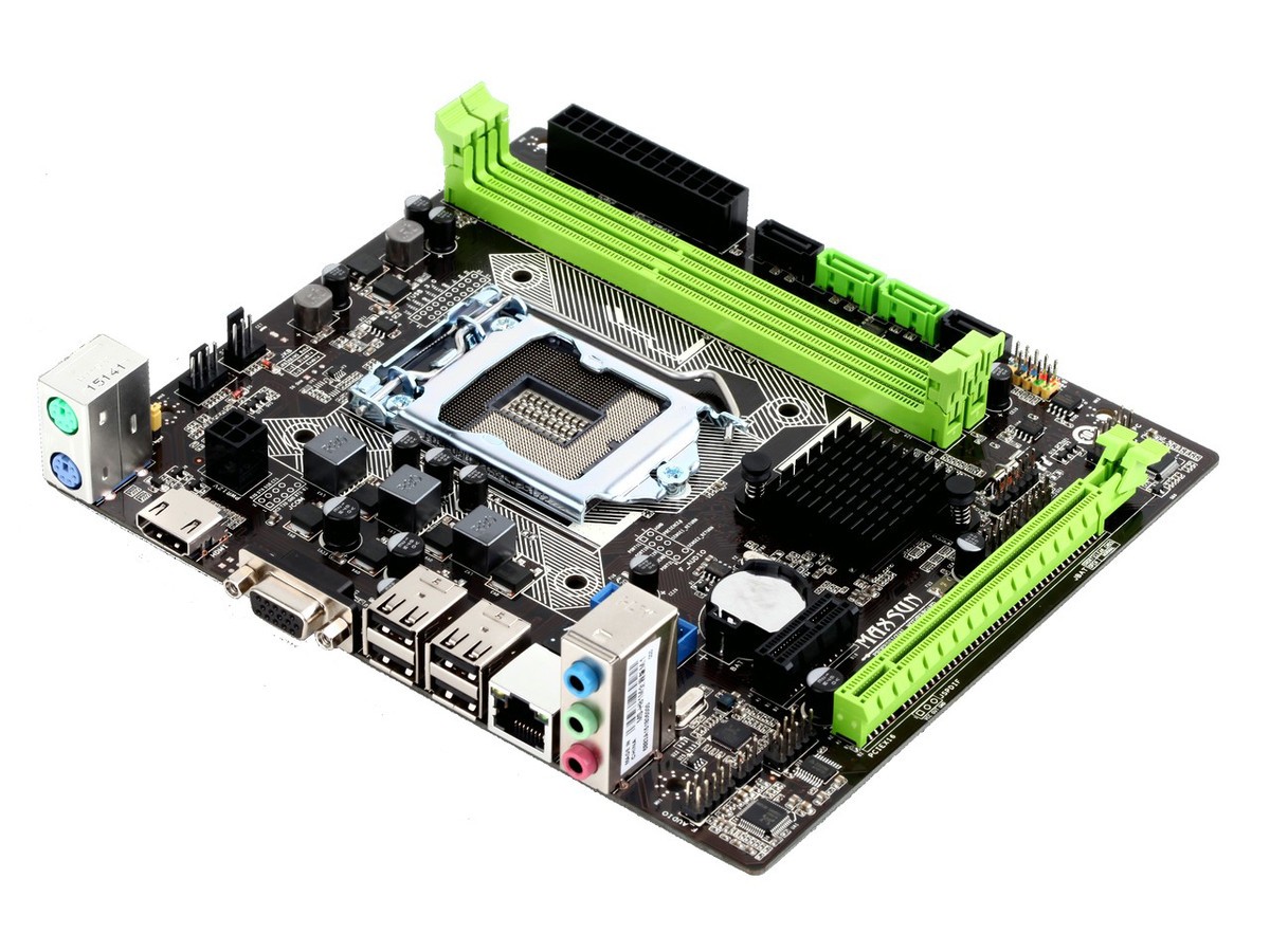 【高清图】 铭瑄(maxsun)ms-h81m全固版 m.1整体外观图 图2