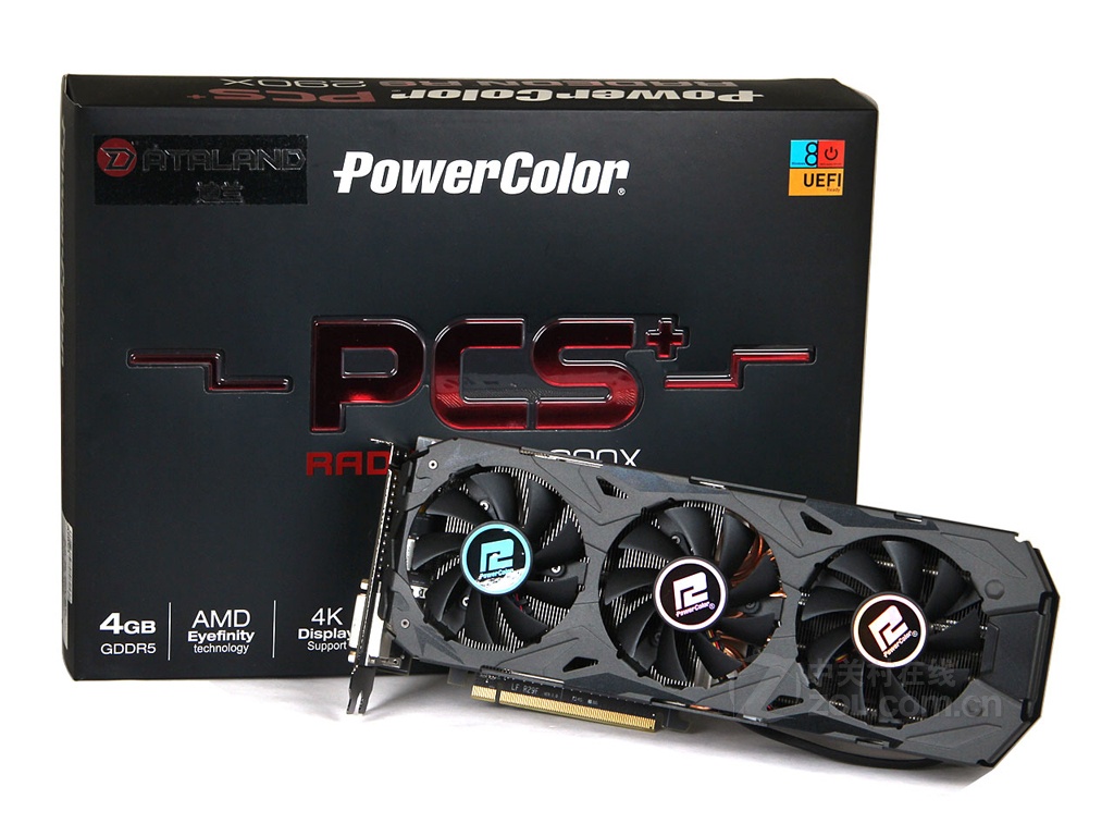 【高清图】 迪兰(powercolortech)r9 290x 酷能 4g整体外观图 图5