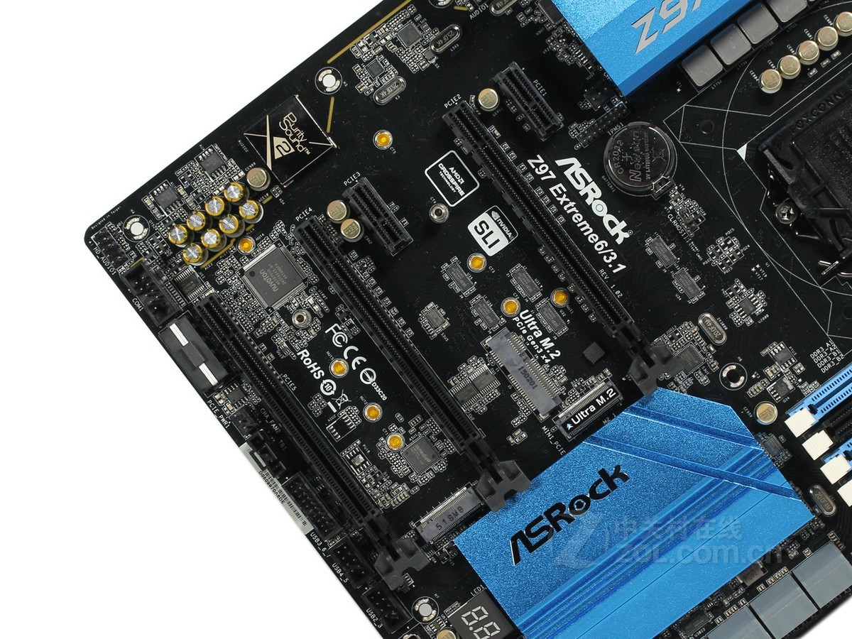 【高清图】 华擎(asrock)z97 extreme6/usb 3.1显卡插槽 图5